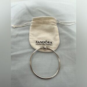 Pandora Moments Sterling Silver bangle bracelet...just waiting for your charms!